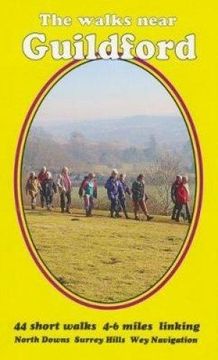 portada The walks near Guildford: North Downs Surrey Hills Wey Navigation (Paperback) (en Inglés)
