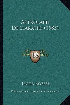 portada Astrolabii Declaratio (1585) (en Latin)