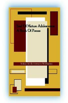 portada soul of mature adolescence: a book of poems (in English)