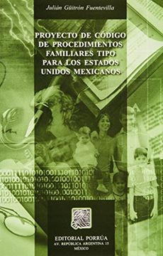 portada proyecto de codigo de procedimientos familiares tipo para los estados unidos mexicanos