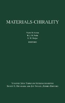 portada topics in stereochemistry, materials-chirality (en Inglés)