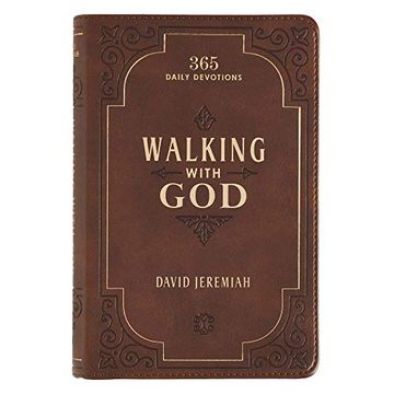 portada Devotional Luxleather Walking With god (en Inglés)