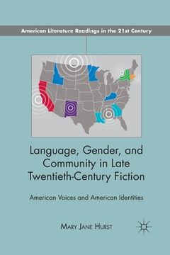 portada Language, Gender, and Community in: American Voices and American Identities (en Inglés)