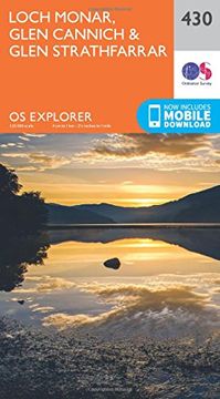 portada Loch Monar, Glen Cannich and Glen Strathfarrar (OS Explorer Active Map)