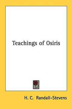 portada teachings of osiris (en Inglés)