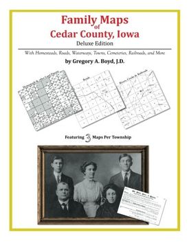 portada Family Maps of Cedar County, Iowa (en Inglés)