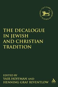 portada the decalogue in jewish and christian tradition (en Inglés)