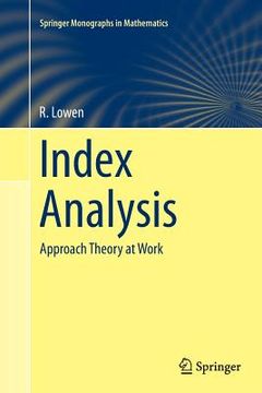 portada Index Analysis: Approach Theory at Work (en Inglés)