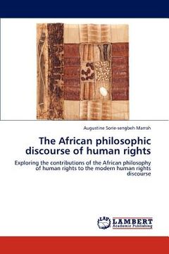 portada the african philosophic discourse of human rights (en Inglés)