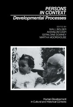 portada Persons in Context Hardback: Developmental Processes (Human Development in Cultural and Historical Contexts) (en Inglés)