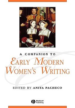 portada a companion to early modern women's writing (in English)