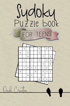 portada Sudoku Puzzle Book For Teens: Easy to Medium Sudoku Puzzles Including 330 Sudoku Puzzles with Solutions 4th edition, Great Gift for Teens or Tweens