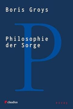 portada Philosophie der Sorge (en Alemán)