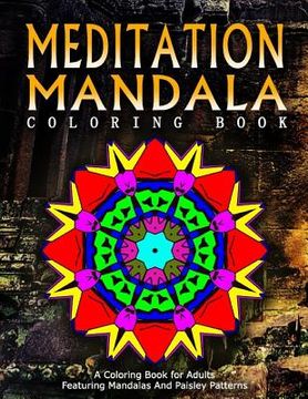 portada MEDITATION MANDALA COLORING BOOK - Vol.16: women coloring books for adults