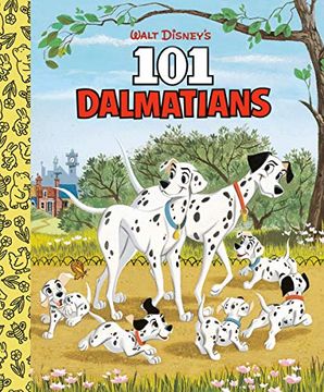 portada Walt Disneys 101 Dalmatians Little Golden Board Book (Disney 101 Dalmatians) (en Inglés)