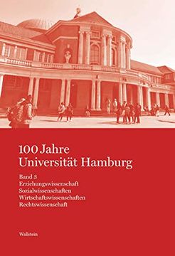 portada 100 Jahre Universität Hamburg Band 3 (en Alemán)