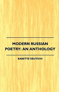 portada modern russian poetry: an anthology (1921)
