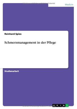 portada Schmerzmanagement in der Pflege (German Edition)