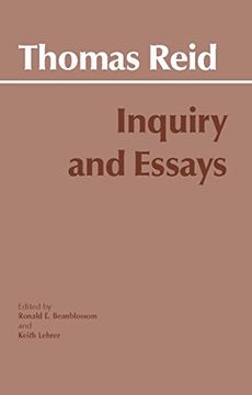 portada Inquiry and Essays (Hackett Classics) (en Inglés)