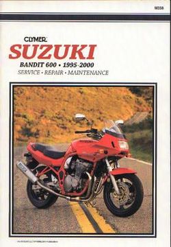 portada clymer suzuki bandit 600, 1995-2000