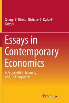 portada Essays in Contemporary Economics: A Festschrift in Memory of A. D. Karayiannis (in English)