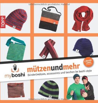 portada myboshi - mützenundmehr: (kinder)mützen, accessoires und taschen im boshi-style (en Alemán)