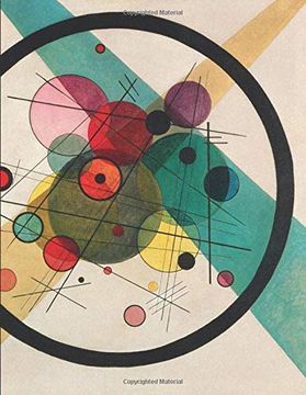 portada 2019 Daily Planner: Full Sized Page a day Planner With a Fine art Cover of Vasily Kandinsky Circles Within a Circle to Keep you Beautifully Organized all Year! (Wasily Kandinsky Planner) 