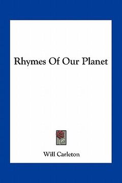 portada rhymes of our planet (en Inglés)