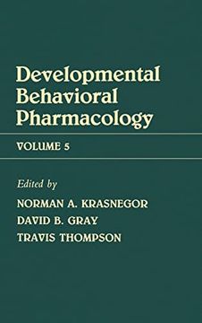 portada Advances in Behavioral Pharmacology: Volume 5: Developmental Behavioral Pharmacology