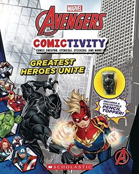 portada Greatest Heroes Unite (Marvel: Comictivity With Pencil Topper) (Marvel Avengers Comictivity) (in English)