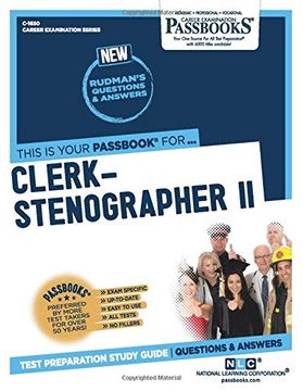 portada Clerk-Stenographer ii (en Inglés)