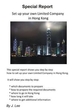 portada Set up your own Limited Company in Hong Kong (en Inglés)