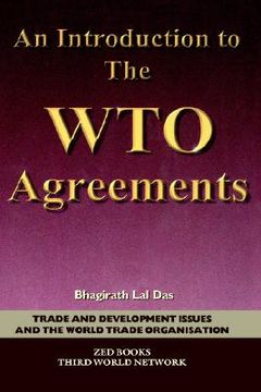portada an introduction to the wto agreements (en Inglés)