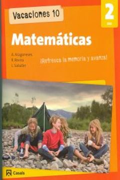portada Vacaciones 10. Matemáticas 2 ESO (Cuadernos ESO) (in Spanish)