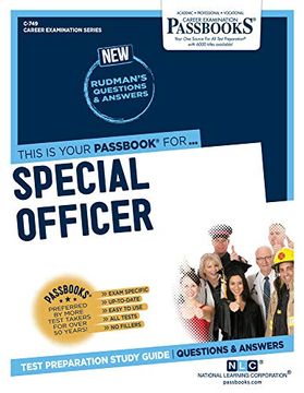 portada Special Officer (Career Examination) (in English)
