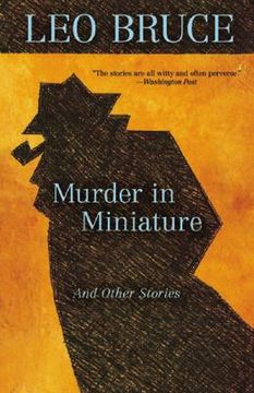 portada murder in miniature and other stories (en Inglés)