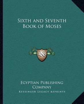 portada sixth and seventh book of moses (en Inglés)