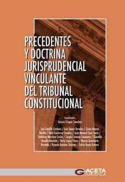 portada PRECEDENTES Y DOCTRINA JURISPRUDENCIAL VINCULANTE DEL TRIBUNAL CONSTITUCIONAL