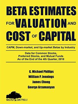 portada Beta Estimates for Valuation and Cost of Capital, as of the end of 4th Quarter, 2018 (in English)