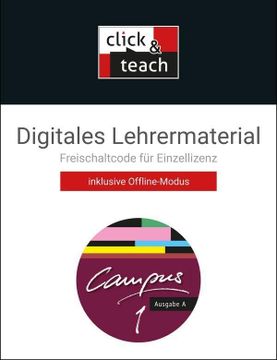 portada Campus a 1 Click & Teach box (Karte mit Freischaltcode): Digitales Lehrermaterial (en Alemán)