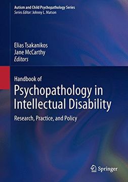 portada Handbook of Psychopathology in Intellectual Disability: Research, Practice, and Policy (Autism and Child Psychopathology Series)