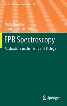 portada epr spectroscopy (en Inglés)
