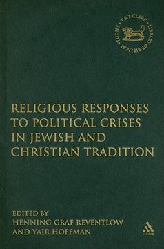 portada religious responses upon political crises in jewish and christian tradition (en Inglés)