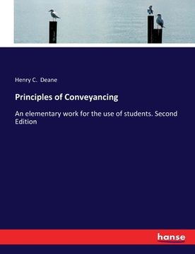 portada Principles of Conveyancing: An elementary work for the use of students. Second Edition (en Inglés)