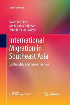 portada International Migration in Southeast Asia: Continuities and Discontinuities (in English)