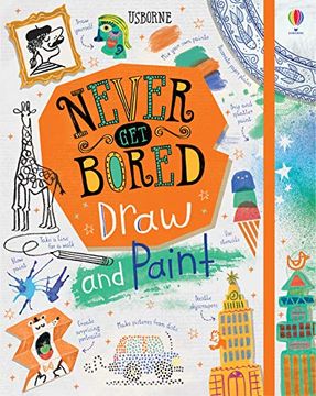 portada Never get Bored Book. Draw and Paint (in English)