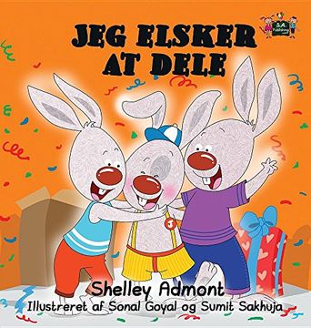 portada Jeg elsker at dele: I Love to Share (Danish Edition) (Danish Bedtime Collection)
