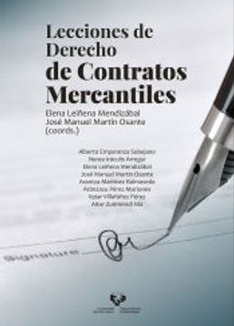 portada Lecciones de Derecho de Contratos Mercantiles