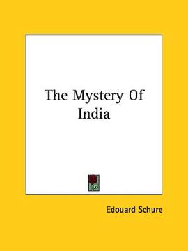portada the mystery of india (en Inglés)
