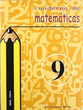 portada Matemáticas, Educación Primaria. Cuaderno 9